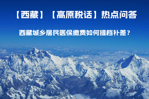 西藏城鄉(xiāng)居民醫(yī)保繳費如何提檔補差？