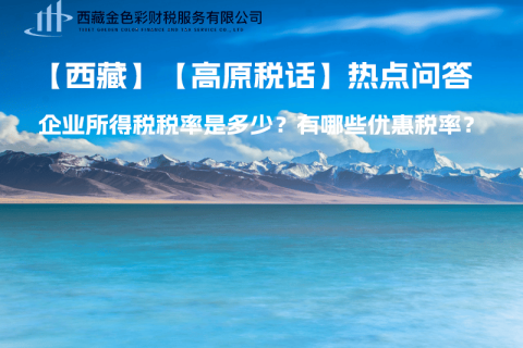 西藏企業(yè)所得稅稅率是多少？有哪些優(yōu)惠稅率？